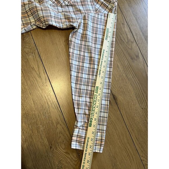 Lariat Western Pearl Snap Plaid Long Sleeve‎ Shirt Size 16 16 1/2 Country VTG - Picture 6 of 11